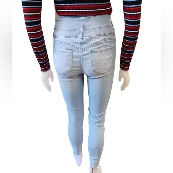 Refuge Ibiza High Rise Light Wash Skinny  Jeans Size 7 - Picture 3 of 12